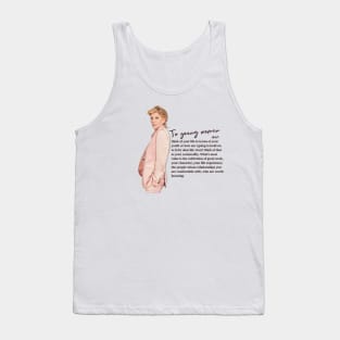 Christine Baranski Quote for Young Women Tank Top